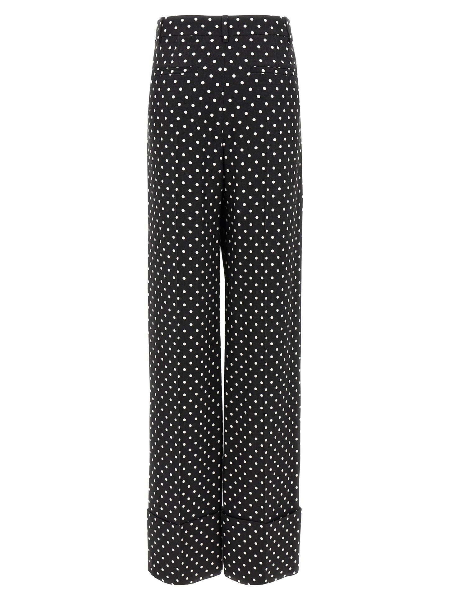Bicolor Viscose Casual Pants