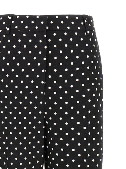 Bicolor Viscose Casual Pants