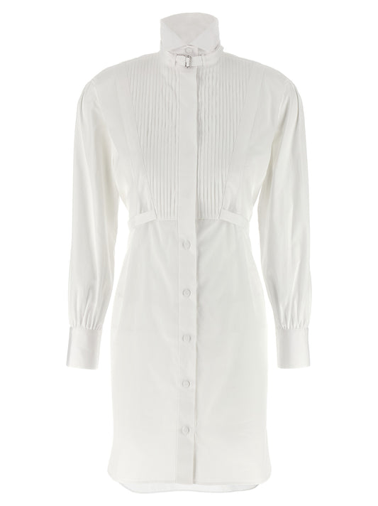 White Cotton Midi Dress