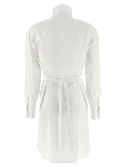 White Cotton Midi Dress