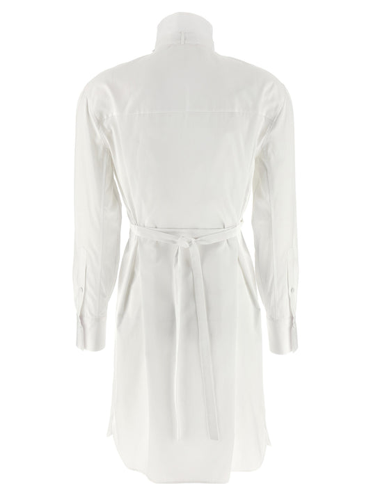 White Cotton Midi Dress