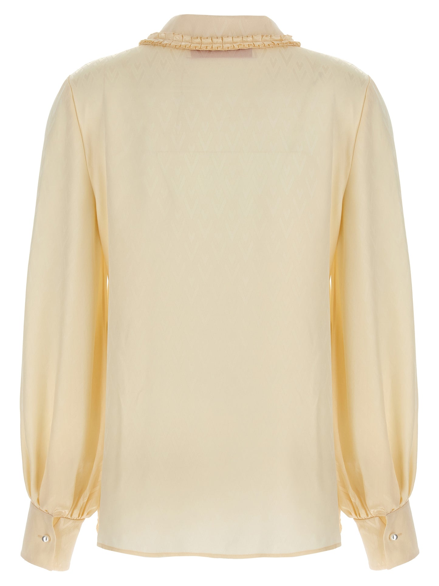 Beige Silk Blouse