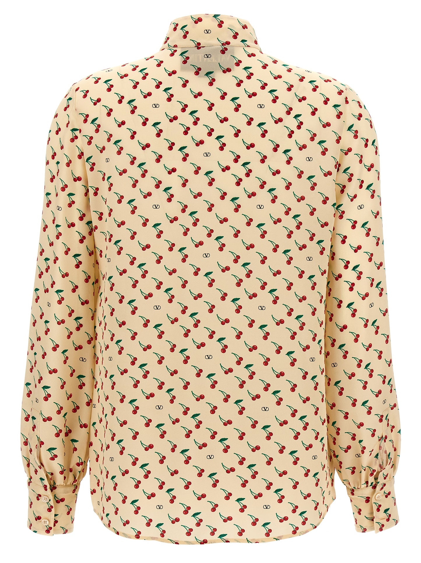 Beige Silk Blouse