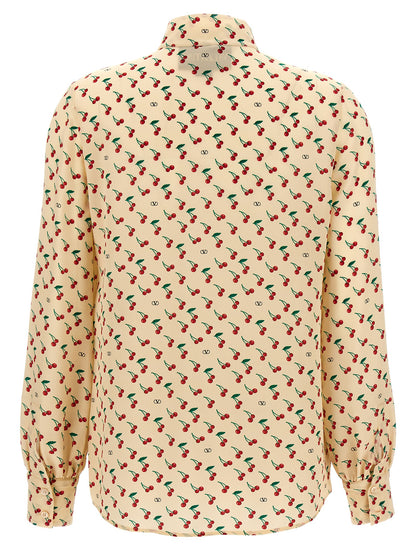 Beige Silk Blouse