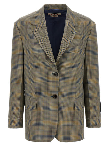 Multicolor Polyester Blazer