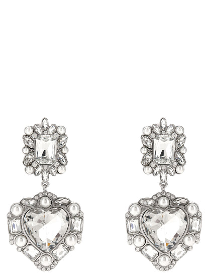 Silver Cotton Earrings