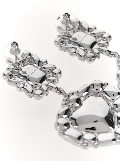 Silver Cotton Earrings