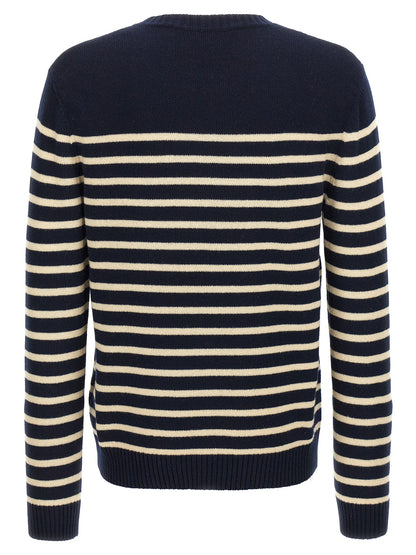Blue Virgin Wool Cardigan