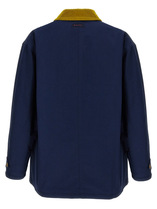 Blue Cotton Parka