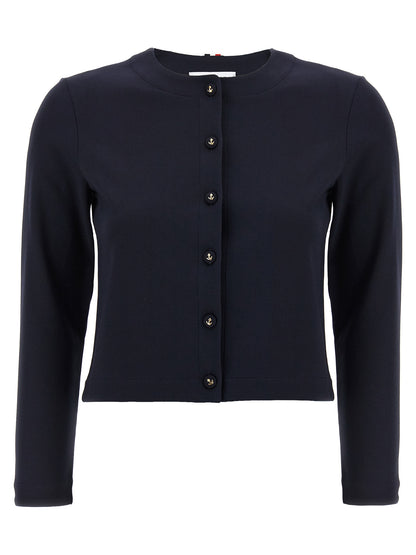 Blue Viscose Cardigan