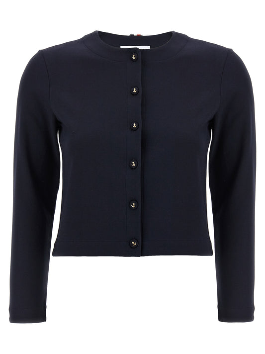 Blue Viscose Cardigan