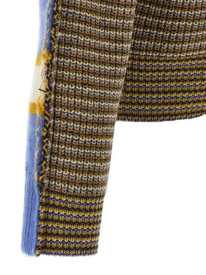Multicolor Wool Cardigan