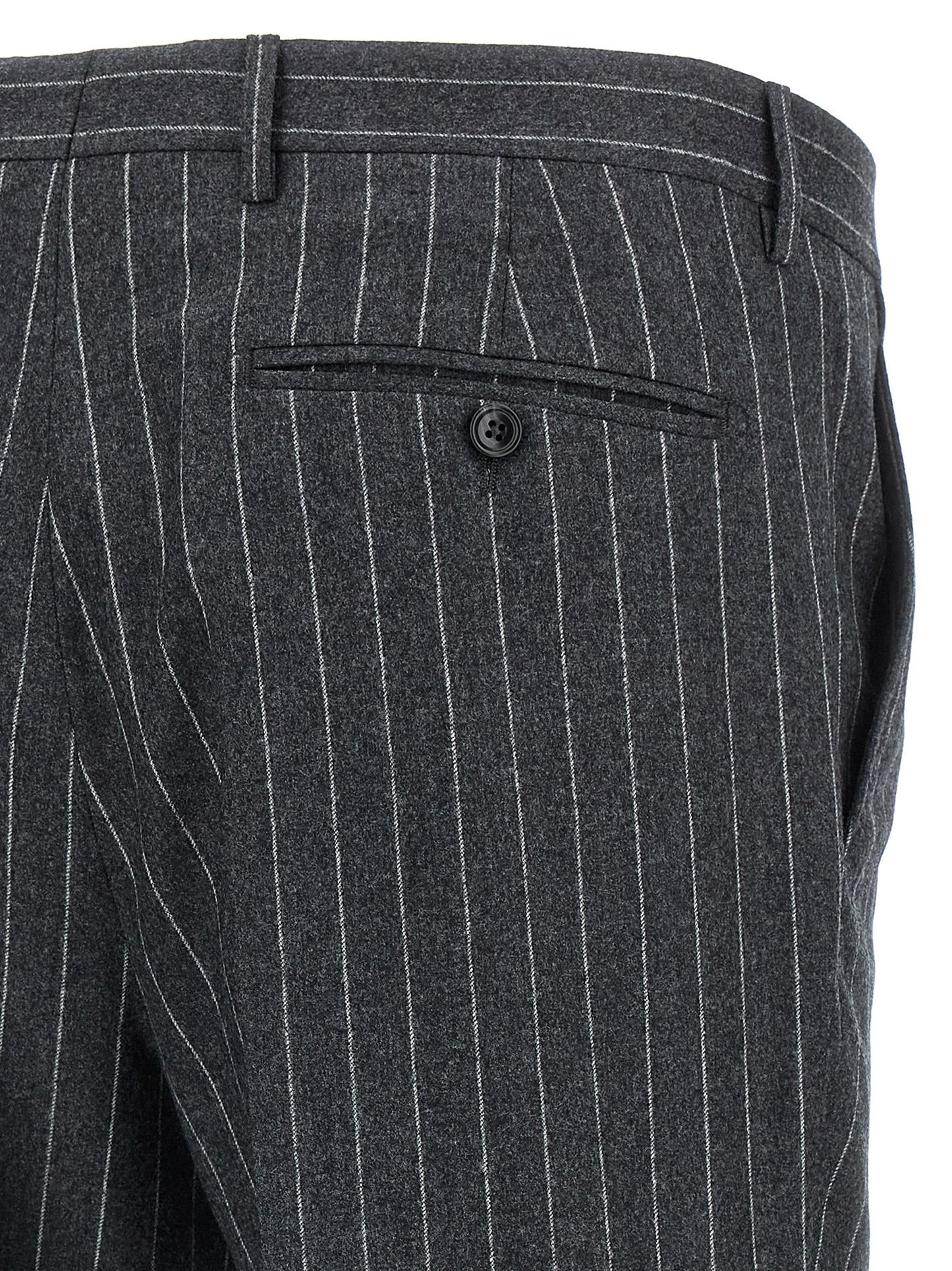 Gray Virgin Wool Two-Piece Suit