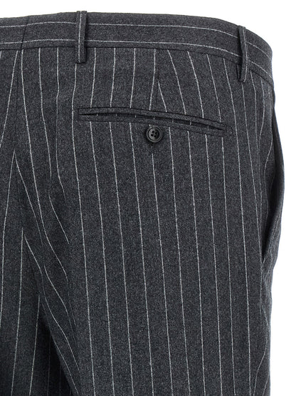 Gray Virgin Wool Two-Piece Suit