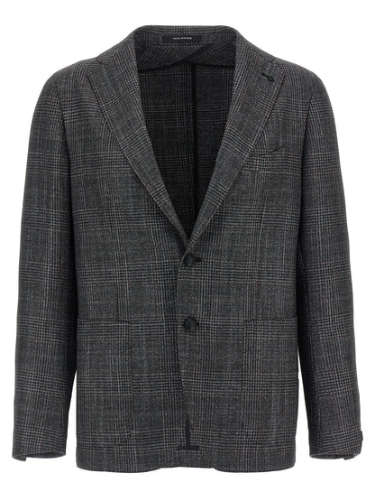 Gray Virgin Wool Blazer