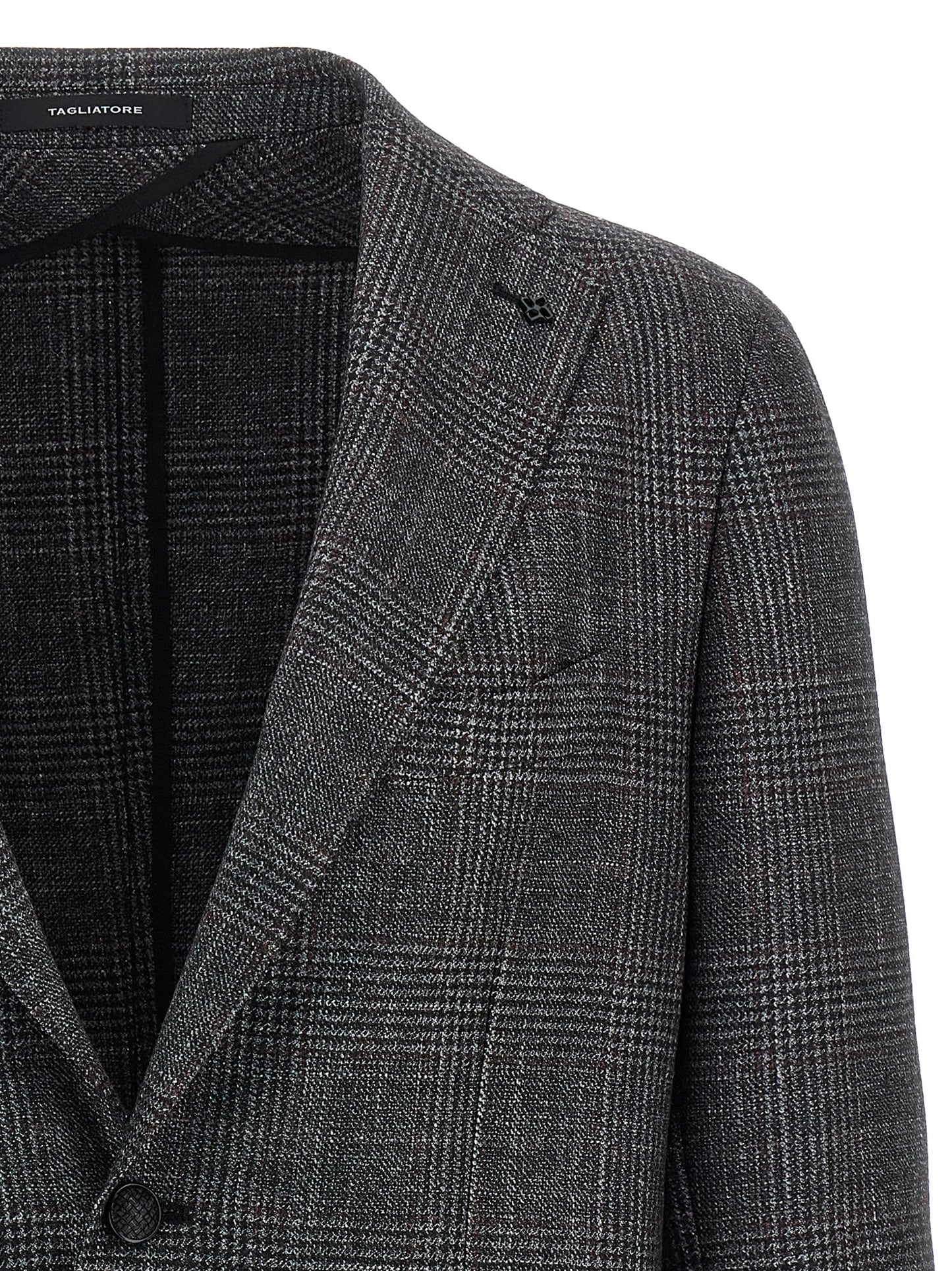 Gray Virgin Wool Blazer