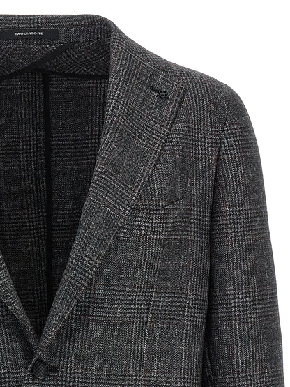 Gray Virgin Wool Blazer