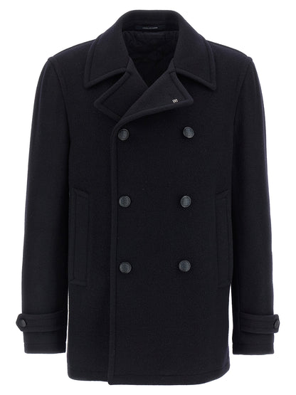 Blue Wool Coat