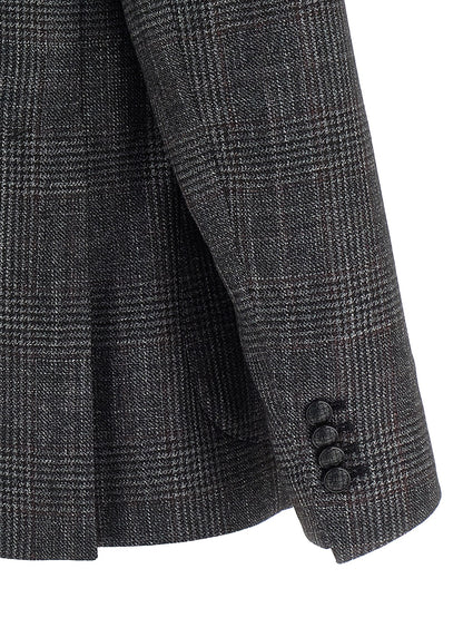 Gray Virgin Wool Blazer