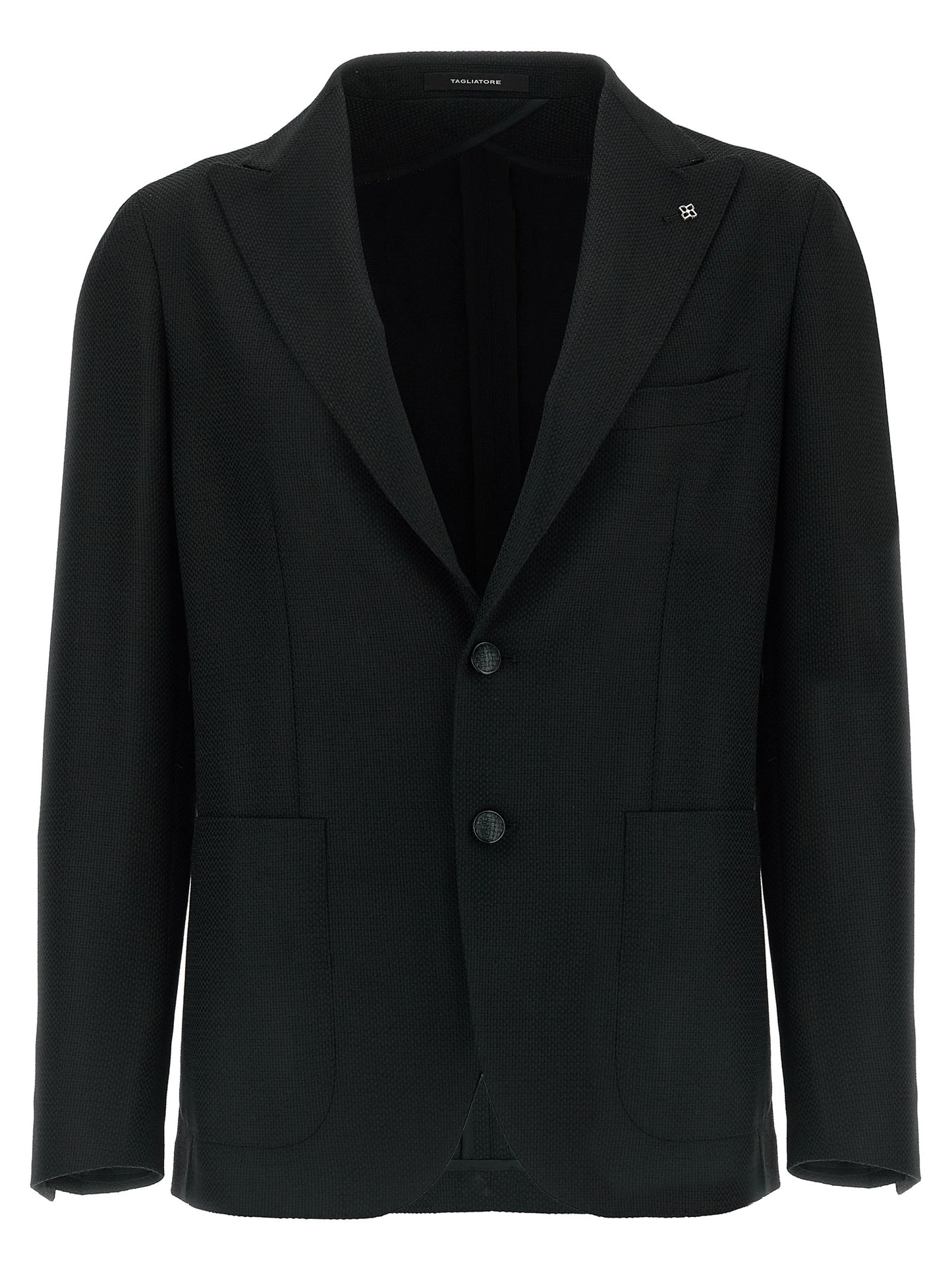 Black Virgin Wool Blazer