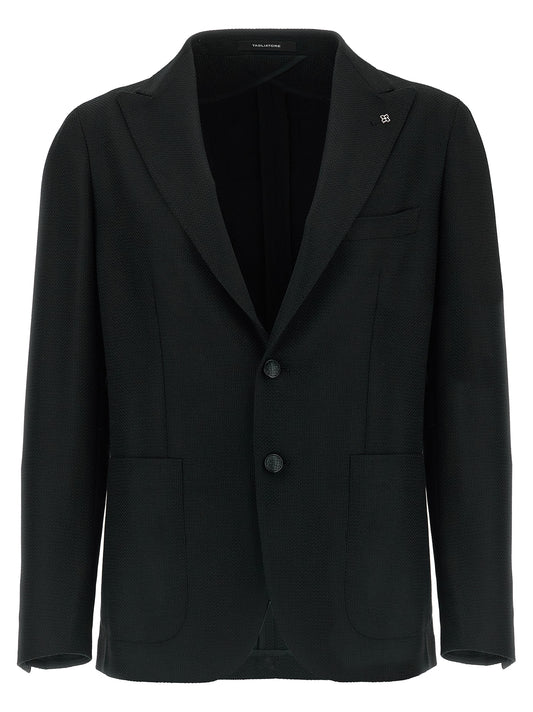 Black Virgin Wool Blazer