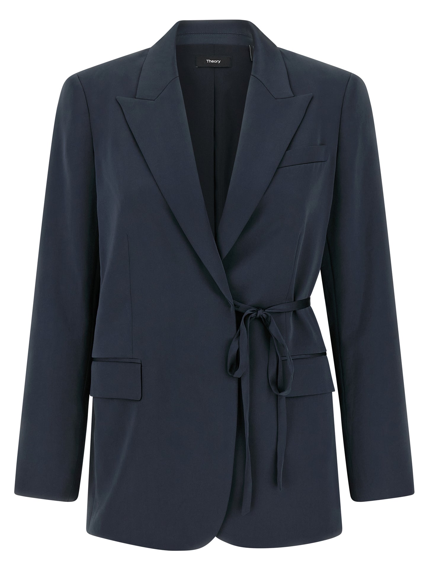 Blue Polyester Blazer
