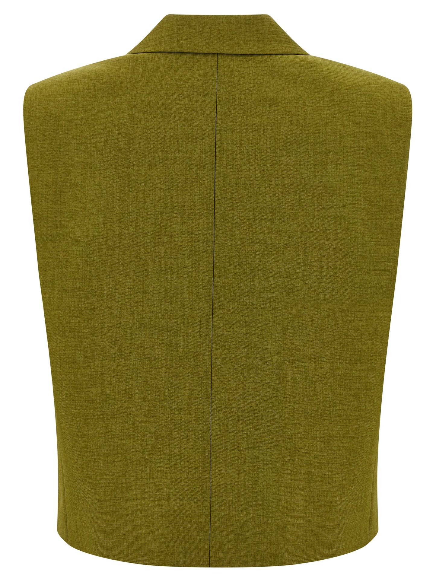 Bicolor Polyester Sleeveless Jacket