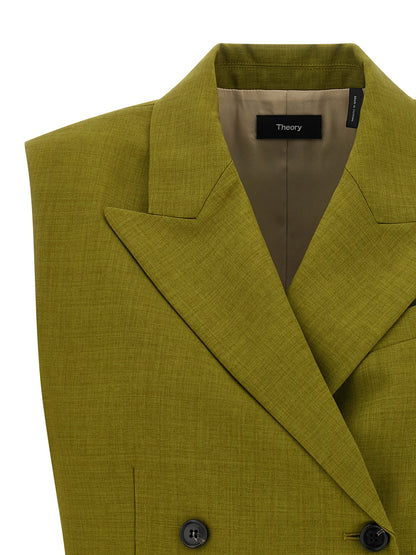 Bicolor Polyester Sleeveless Jacket