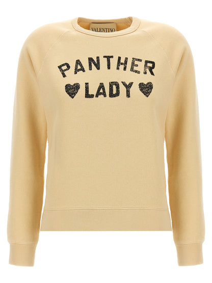 Beige Cotton Sweatshirt