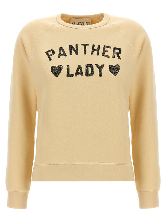 Beige Cotton Sweatshirt