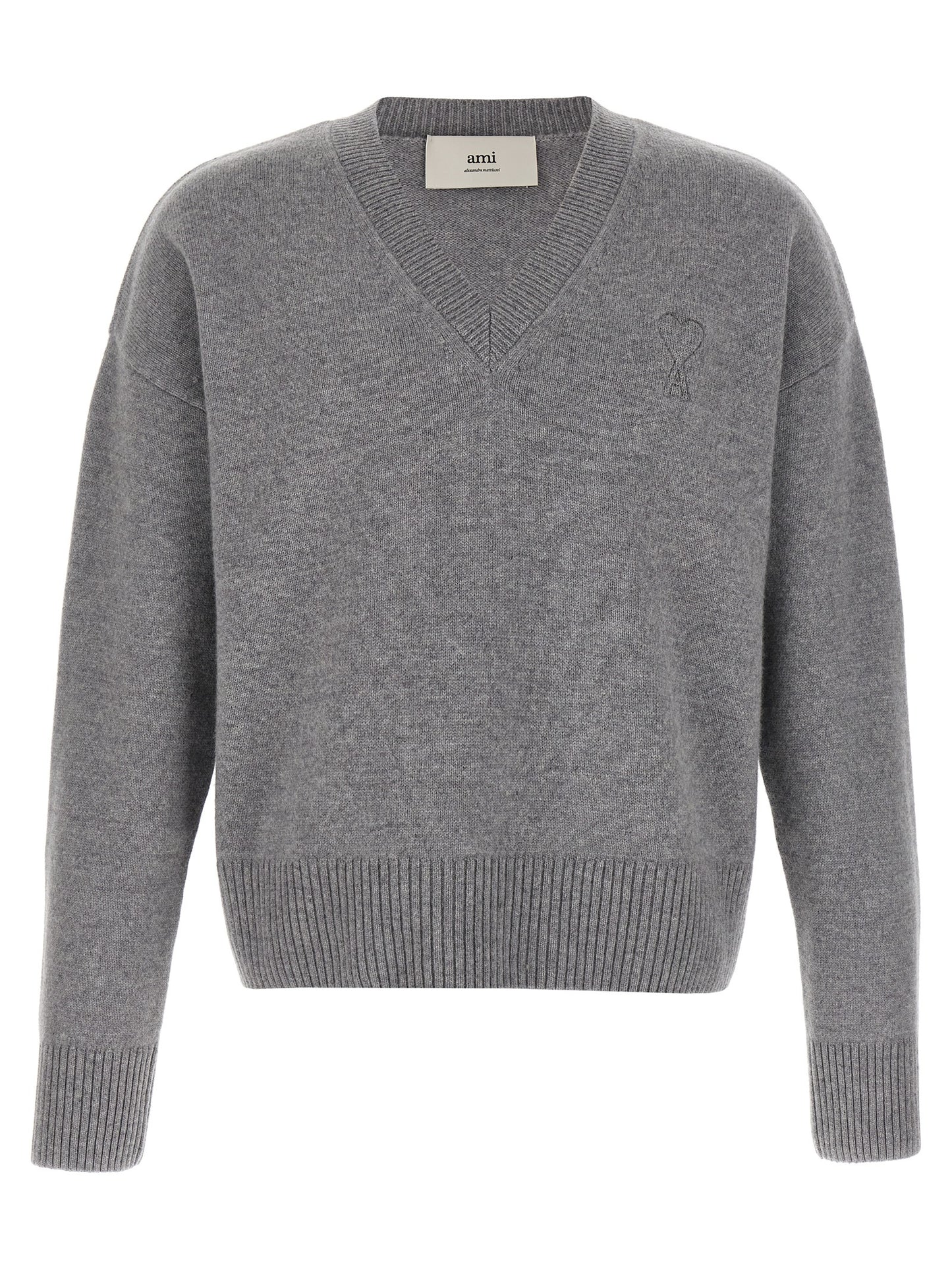 Gray Wool Cardigan