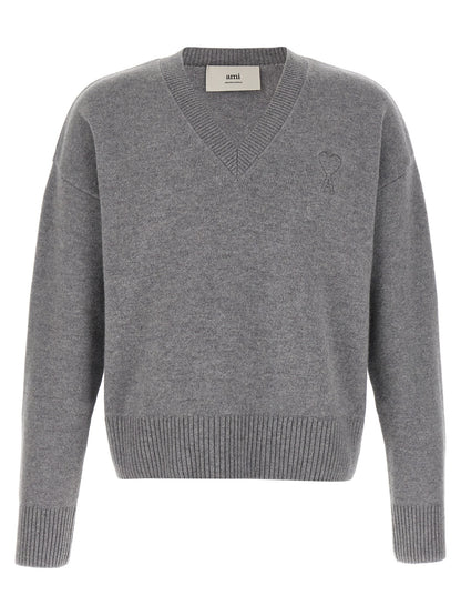 Gray Wool Cardigan