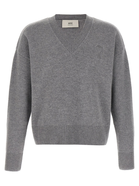 Gray Wool Cardigan