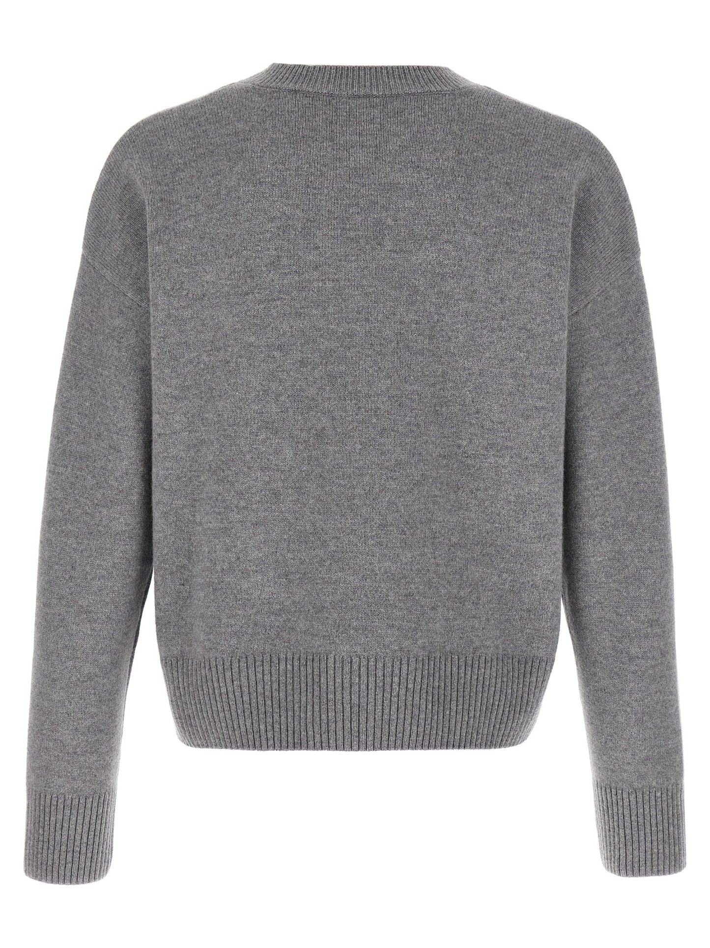 Gray Wool Cardigan