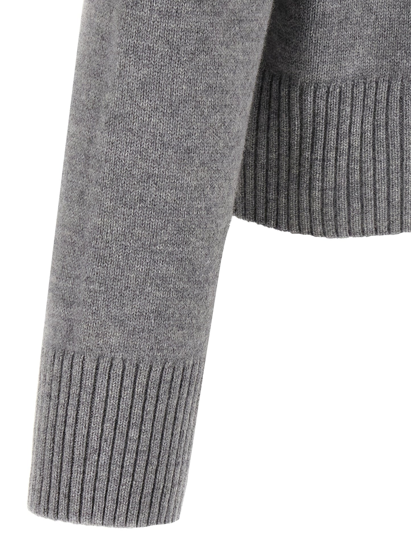 Gray Wool Cardigan