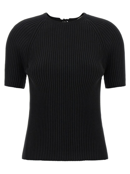 Black Cotton Cardigan