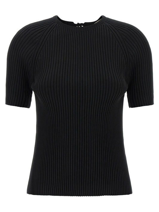 Black Cotton Cardigan