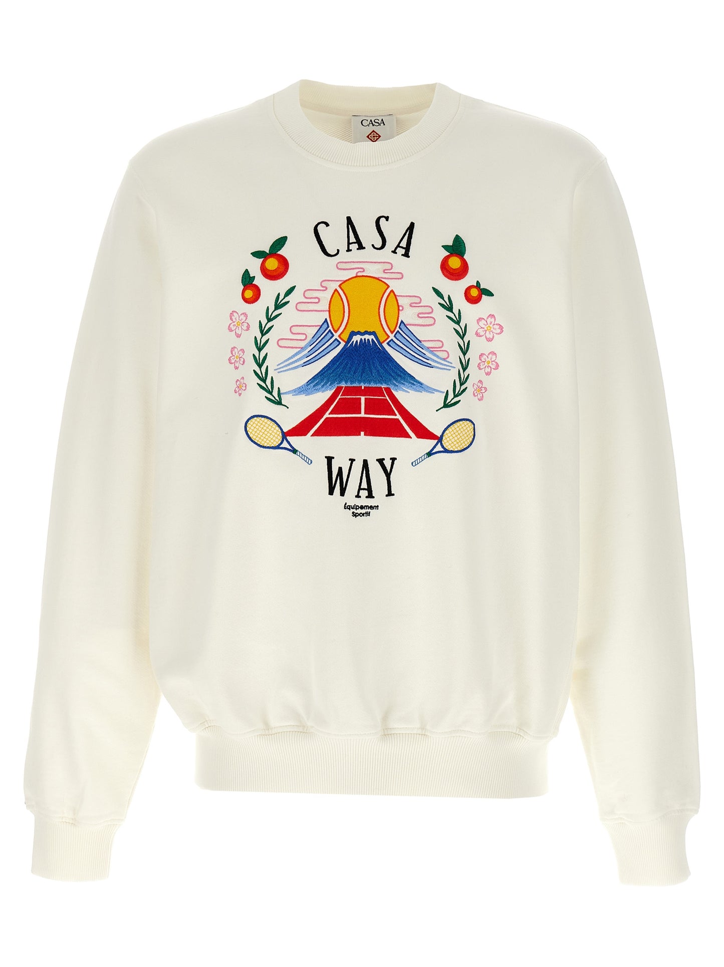 White Cotton Sweatshirt