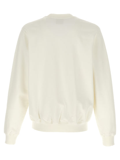 White Cotton Sweatshirt