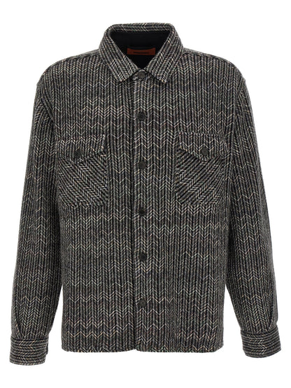 Gray Wool Blouse