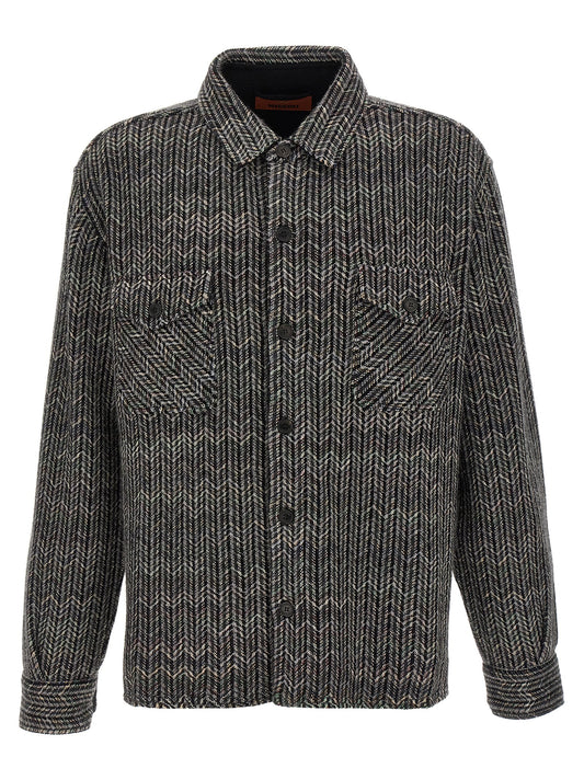 Gray Wool Blouse