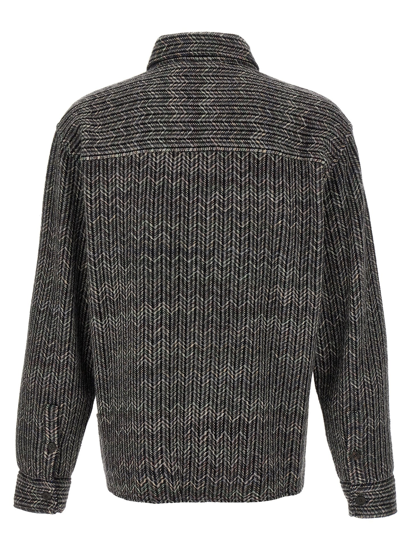 Gray Wool Blouse