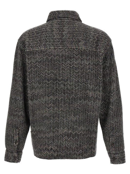 Gray Wool Blouse