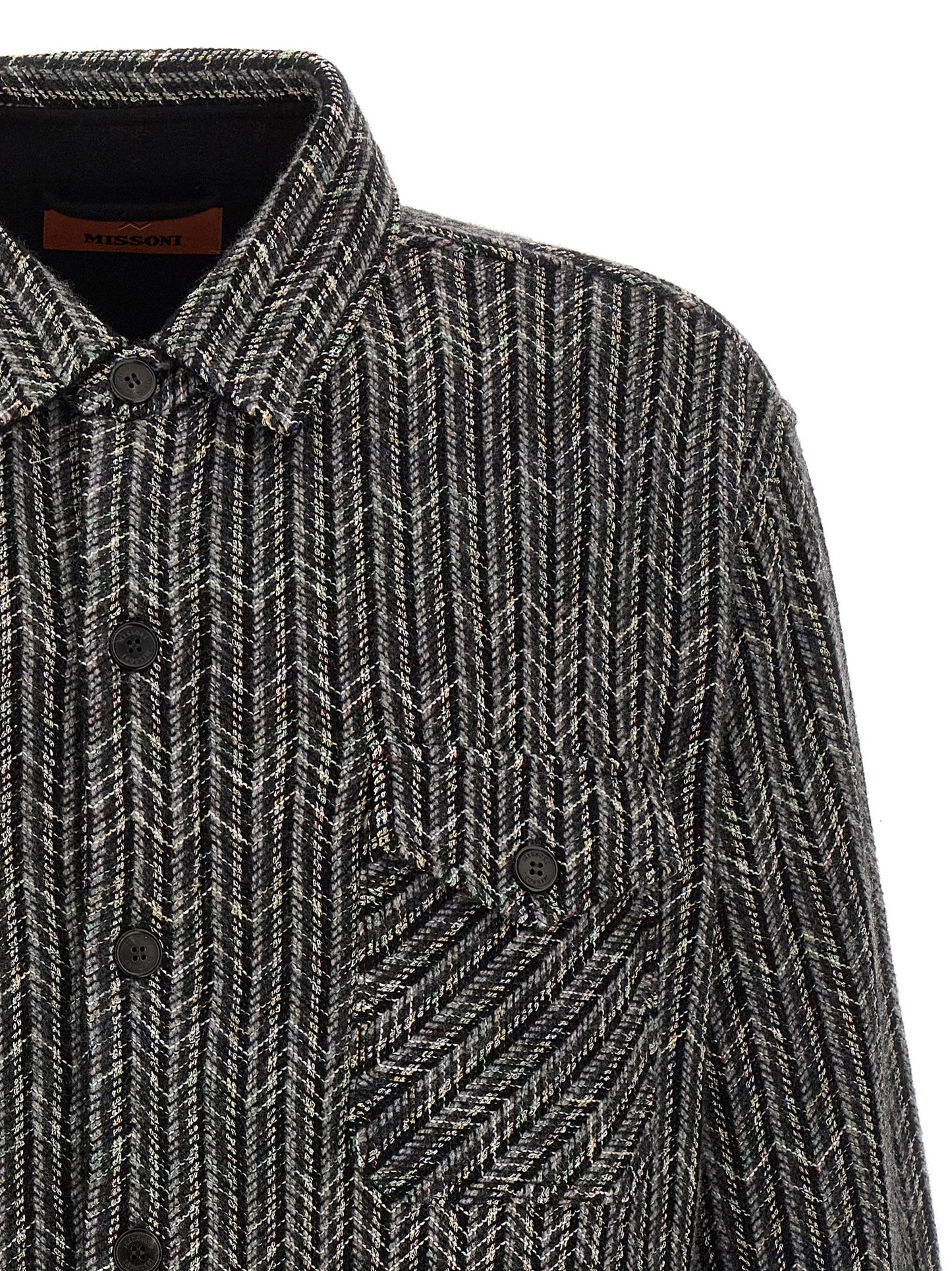 Gray Wool Blouse