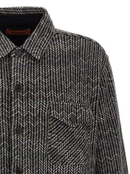 Gray Wool Blouse