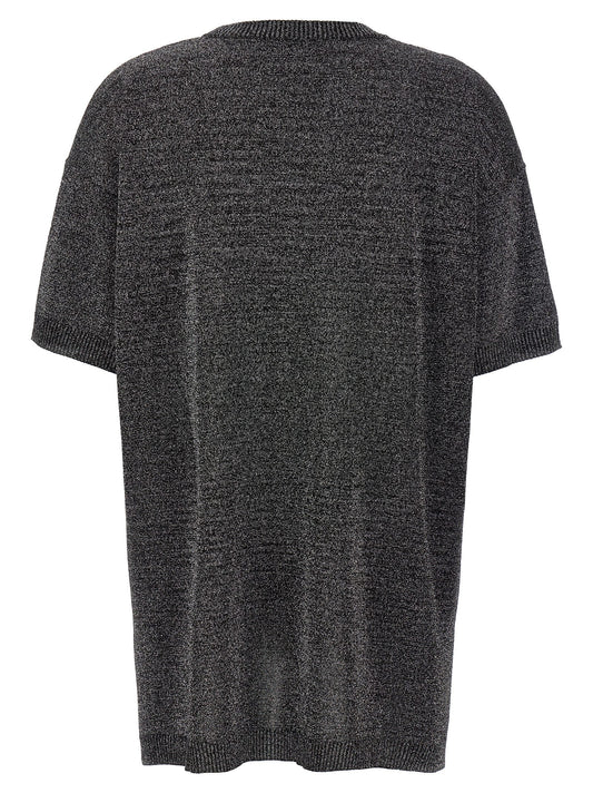 Silver Viscose Cardigan