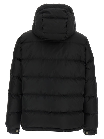 Black Polyamide Full-Length Jacket