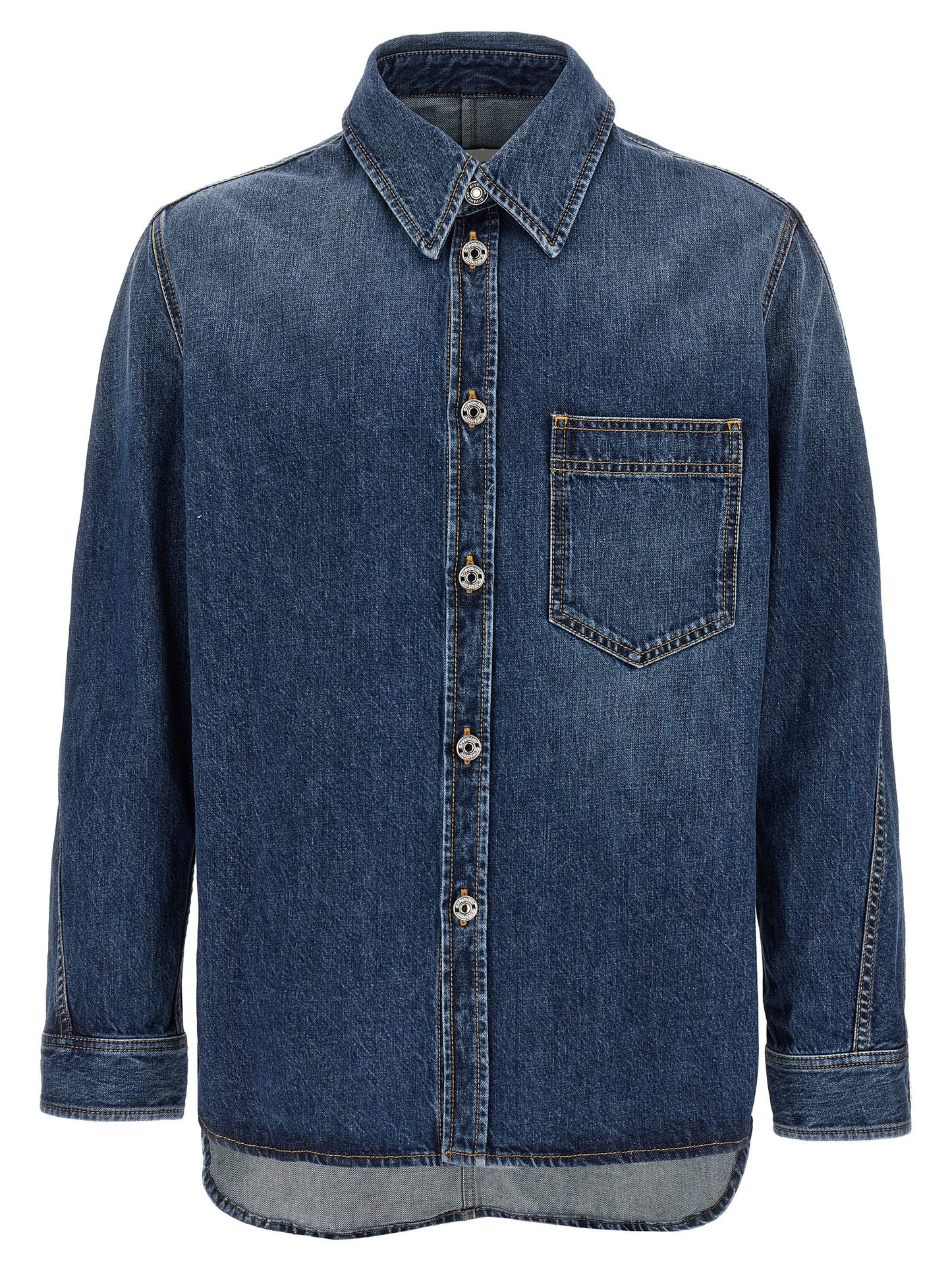 Blue Cotton Blouse