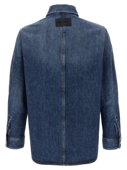 Blue Cotton Blouse