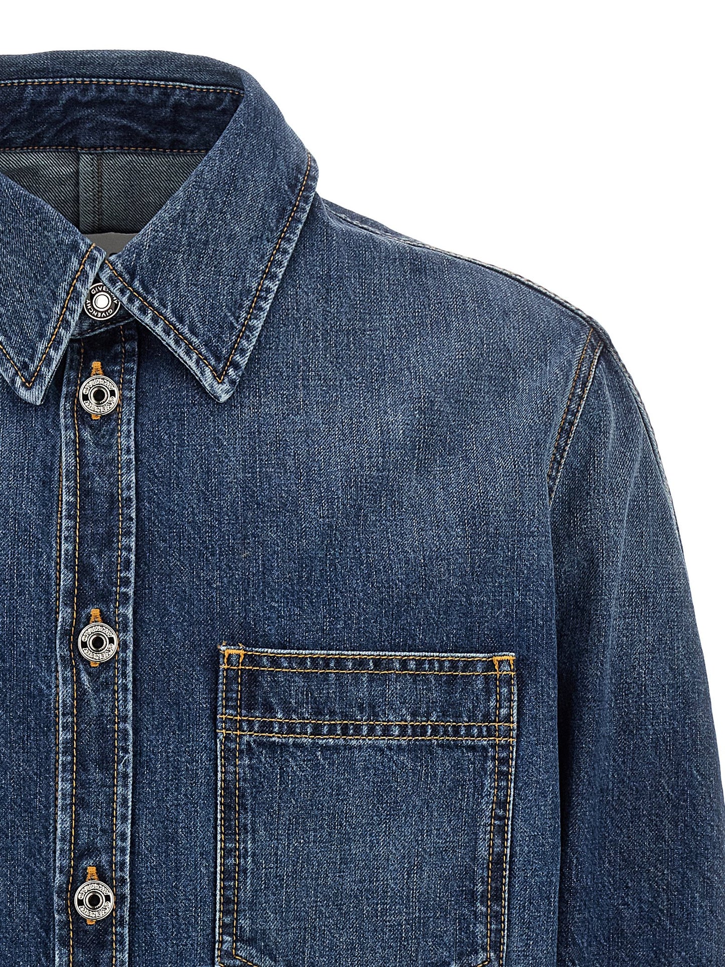 Blue Cotton Blouse